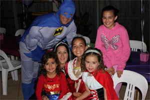 Belinda Nunn with her family.