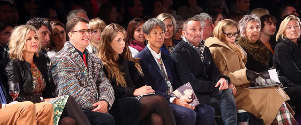 VIPs in the FASHFEST front row. Photo by Avon Dissanayake.