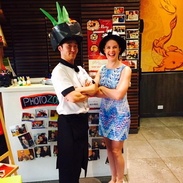 Kate tries her hand at modelling for the chance to win a $100 Sushi Bay voucher.