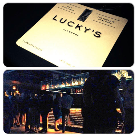 QT: Head to Lucky's for evening drinks.