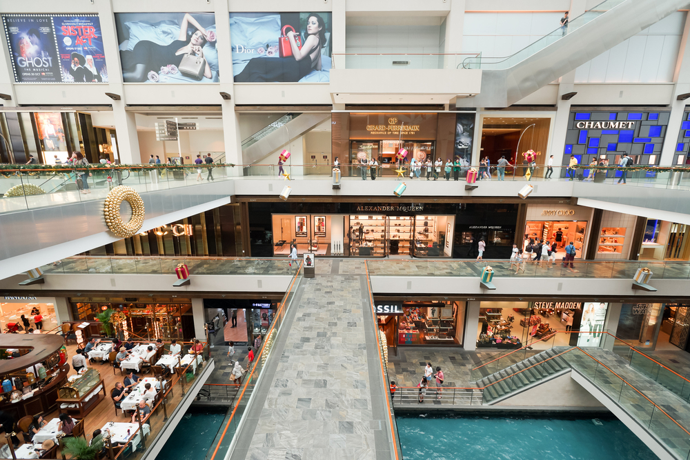 Shoppes at Marina Bay Sands. Sorbis / Shutterstock.com