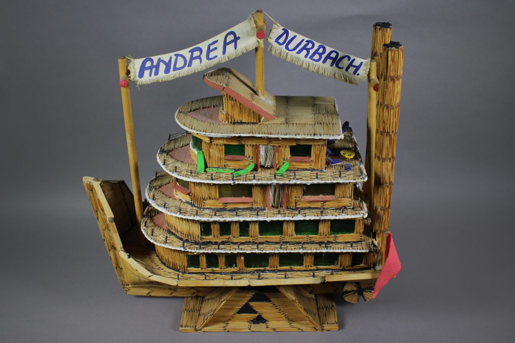 Matchstick_boat._On_loan_from_Andrea_Durbach._Photographer_TBC