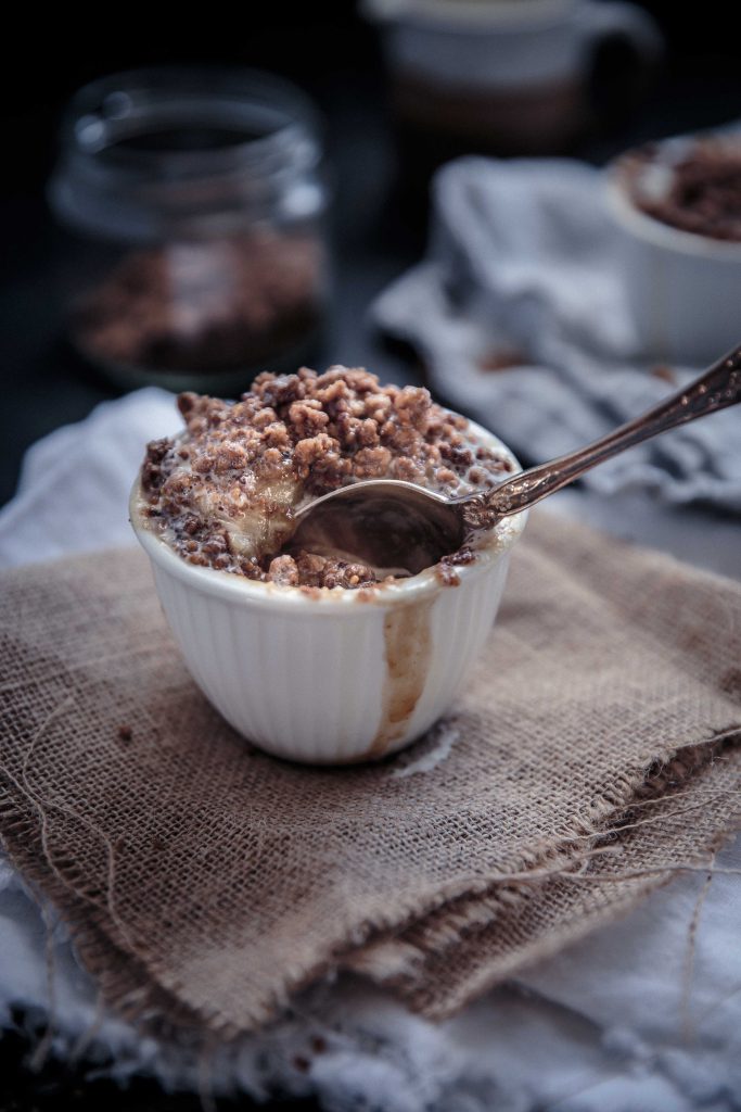 Caramelised Banana With Pecan Praline Crumble | Anisa Sabet | The Macadames-13