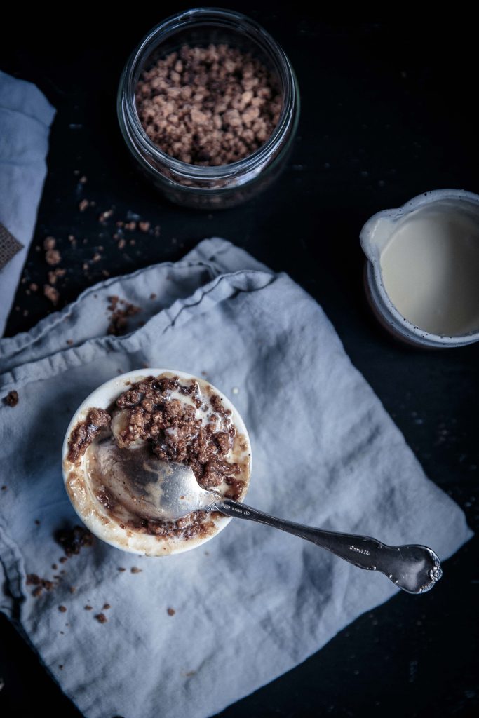 Caramelised Banana With Pecan Praline Crumble | Anisa Sabet | The Macadames-17