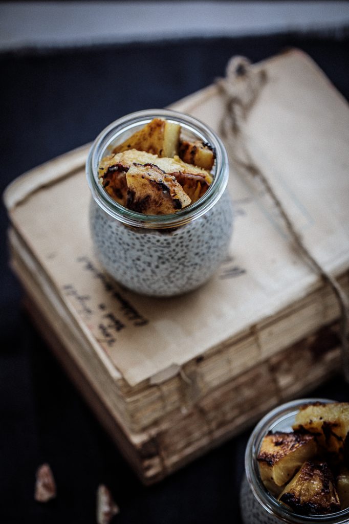 Coconut Chia Pudding With Caramelised Pineapple | Anisa Sabet | The Macadames-2-2
