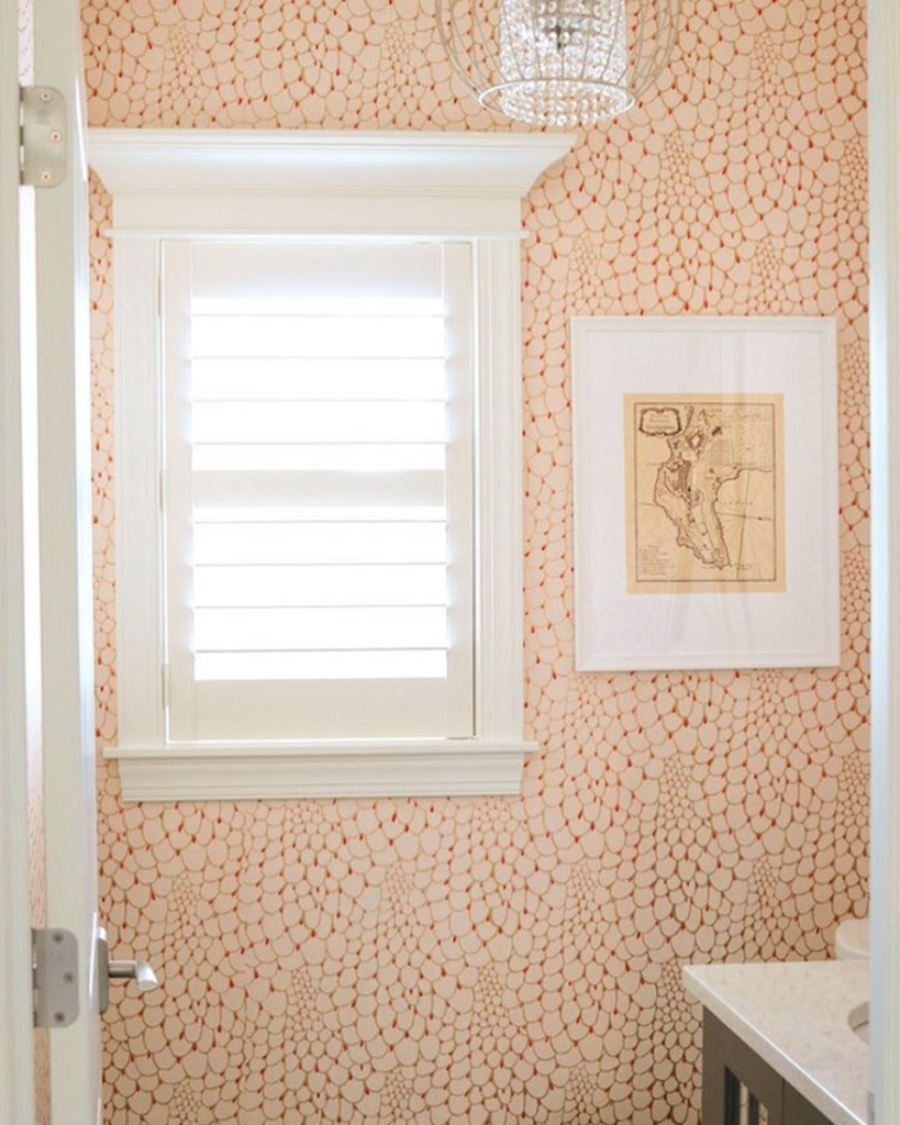 Powder room - Ralativity Textiles soft suble elegant pattern