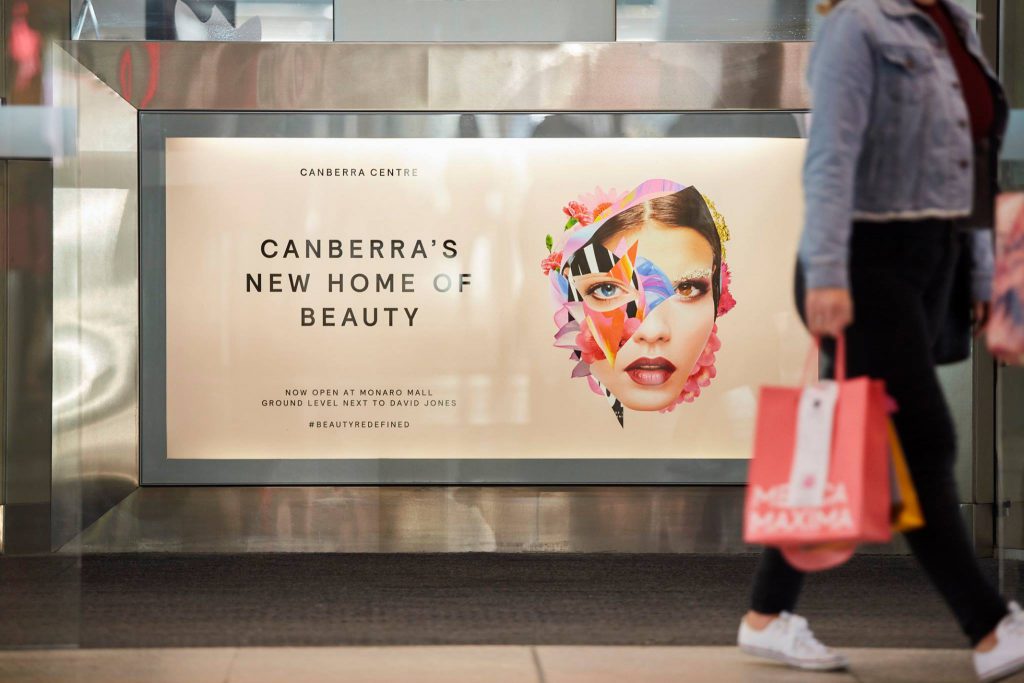 Canberra Centre's new beauty precinct is a must-visit. Image: Facebook.