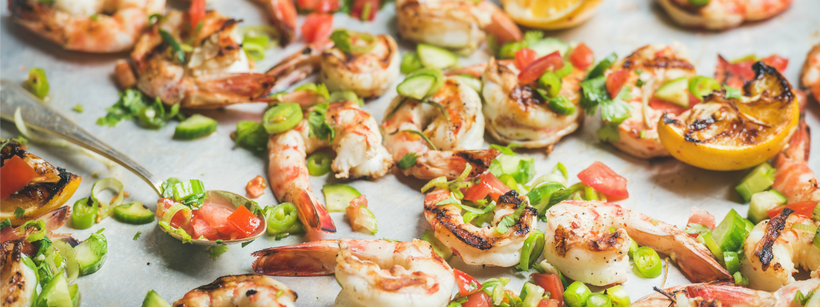Summer Recipe: Prawns with Watermelon, Feta and Mint Salad