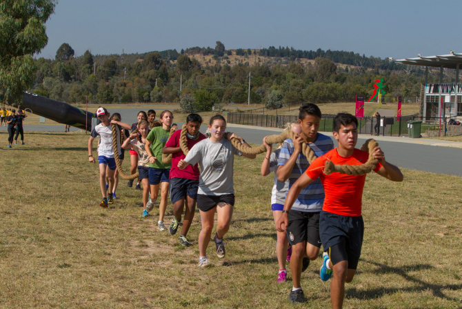 Challenging obesity: The Bravest heads to school