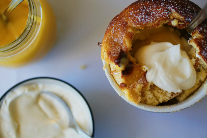 Recipe: Lemon Delicious Brioche Pots