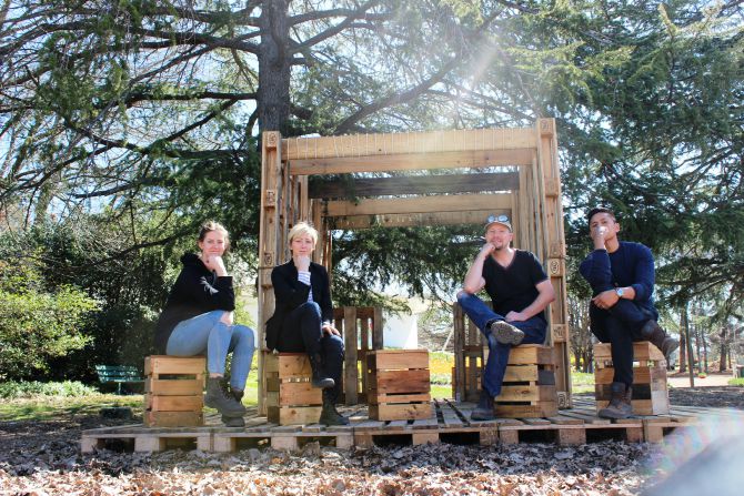 Floriade’s new Pallet Pavilion