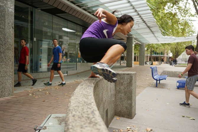 WAMJAM, thank you ma’am: Women in parkour