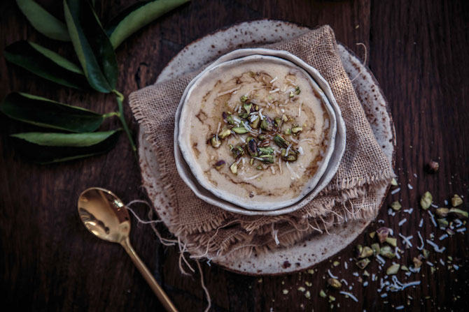 Easy Millet Porridge with Maple and Pistachio