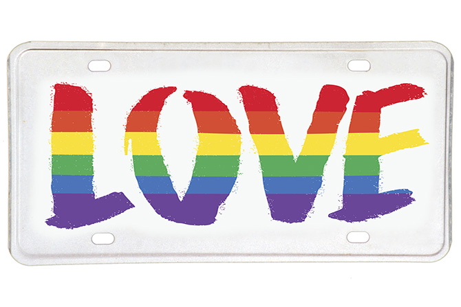 Celebrate equality in CBR with new rainbow number plates