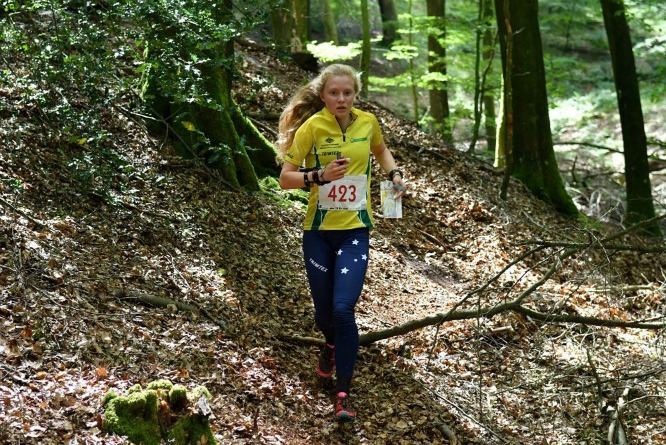 Orienteer Tara creating a map for success