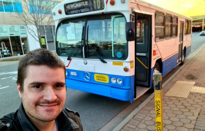 There are some 450 buses in Canberra and Kyle is familiar with most of them