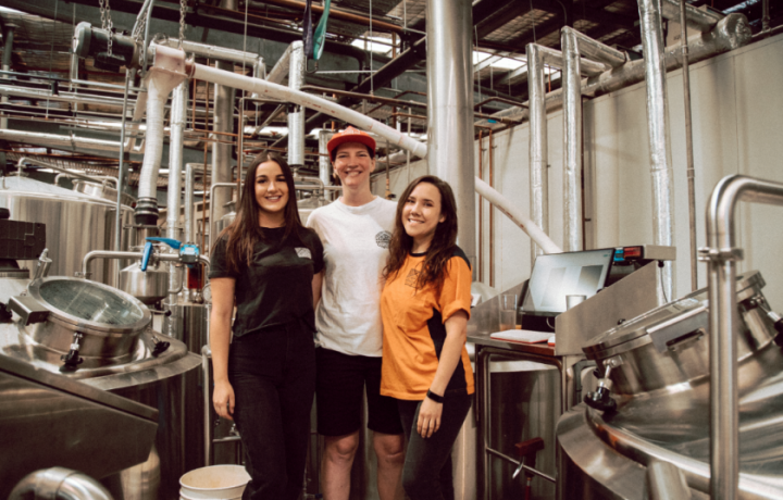 A local beer made by women, celebrating women? We’ll take two