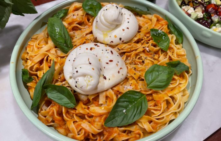 Recipe: Tomato and burrata pasta