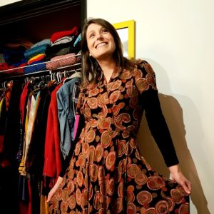 In the wardrobe with: Alison Plevey