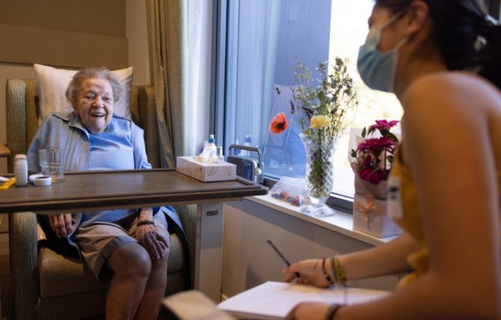 “It’s a collision of two worlds”: Meet the art program connecting teens with 100-year-old Canberrans