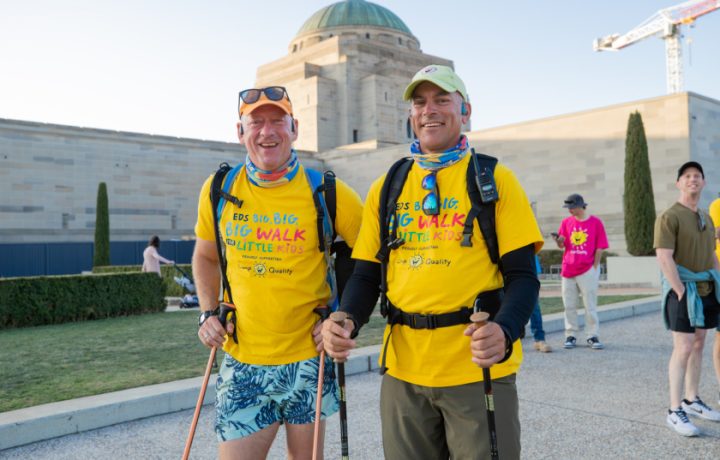 Meet the men walking 2,740 km to raise money for Camp Quality