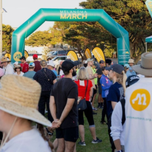 After a surprise melanoma diagnosis, Courtney is walking to save lives