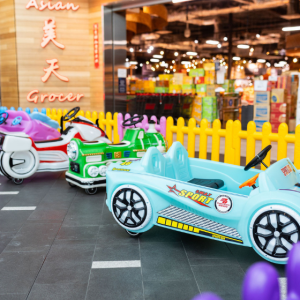 Start your engines: Marketplace Gungahlin launches a miniature indoor driving club for kids