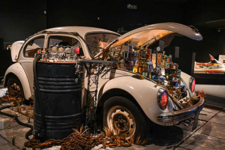Love LEGO®? This viral art exhibition combines discarded objects with ...