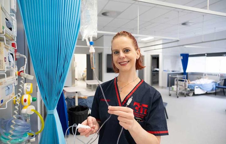 From the Navy to nursing: how CIT’s hands-on nursing pathway changed Caitlin’s life (and is helping to change others)