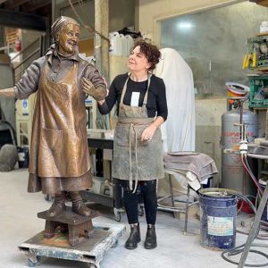 Some sculptures preserve history. Others carry it forward.