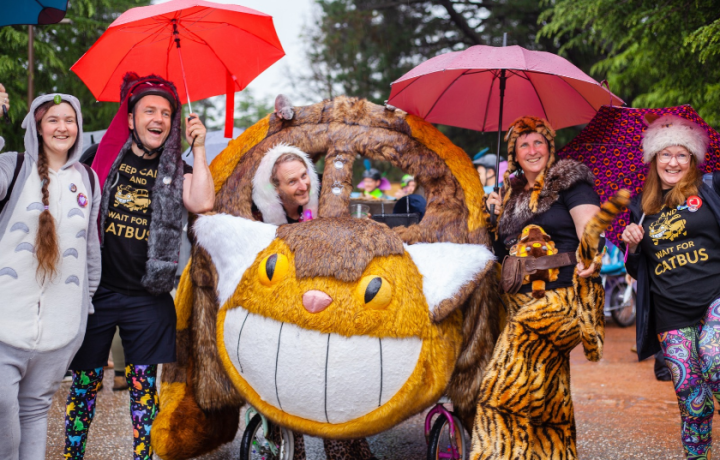 Amphibious art, giant splashes, and pure glory: Canberra’s Kinetic Sculpture Race is back for round two!